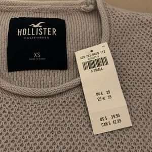 COPY - Hollister lt grey sweater